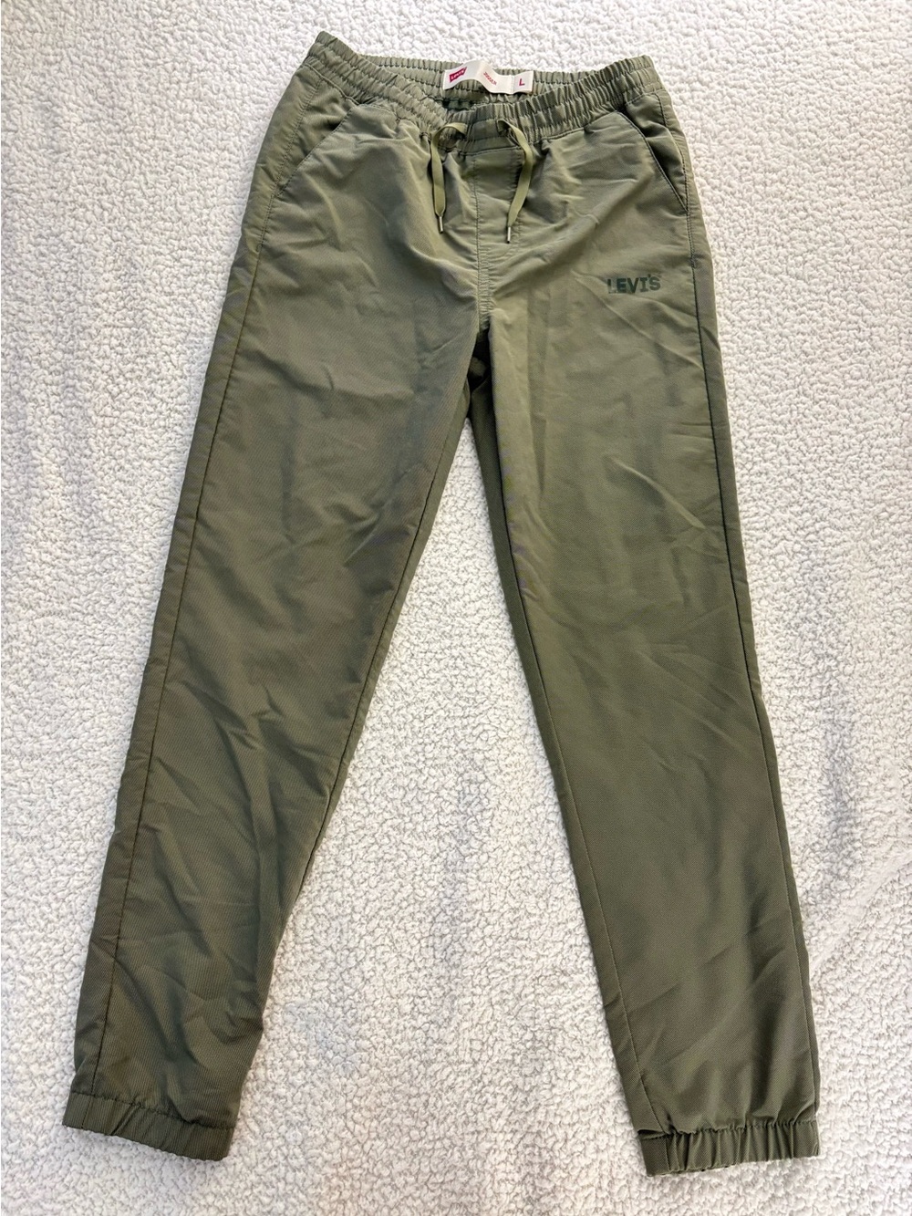 Levi's Olive Green Kids Jogger Sweatpants
